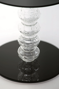 CALICE - Round crystal coffee table by Glas Italia - view 3
